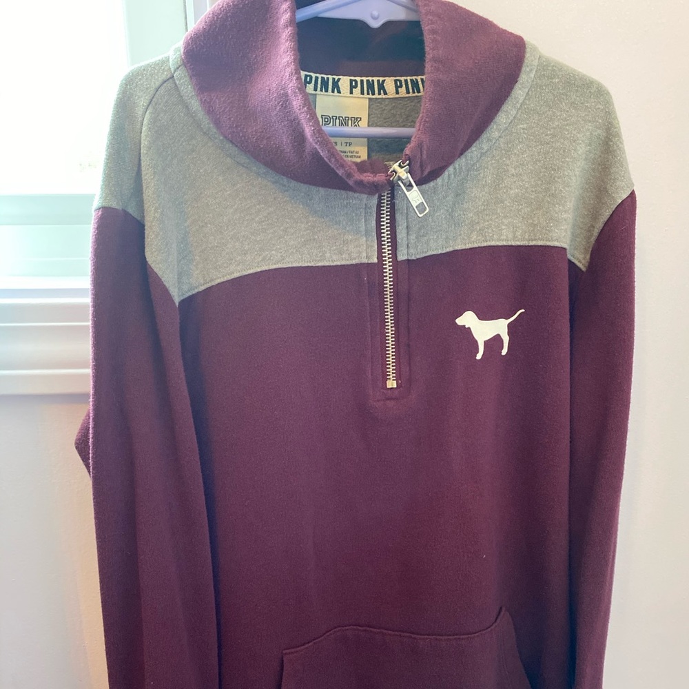 PINK Victoria’s Secret Half Zip Sweatshirt